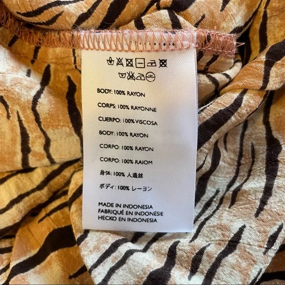 Faithfull The Brand Wyldie Midi Dress Size 6 - Picture 8 of 10